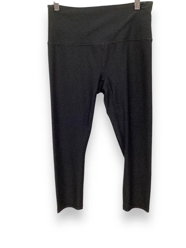 Soft And Comfortable Athletic Leggings Capris By Rbx In Black, Size: S