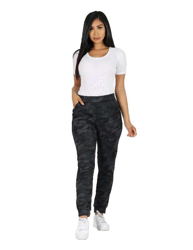 Free Design Camo Jogger So Soft Fleece Lined