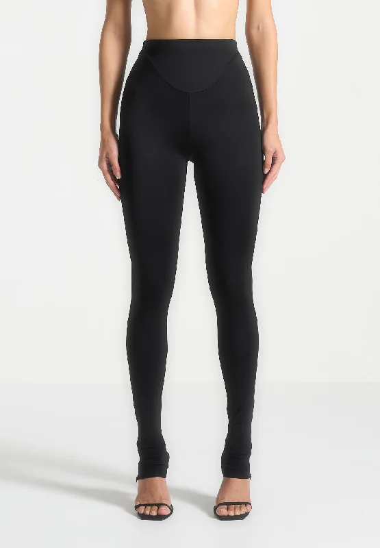 Éternelle High Waisted Leggings - Black