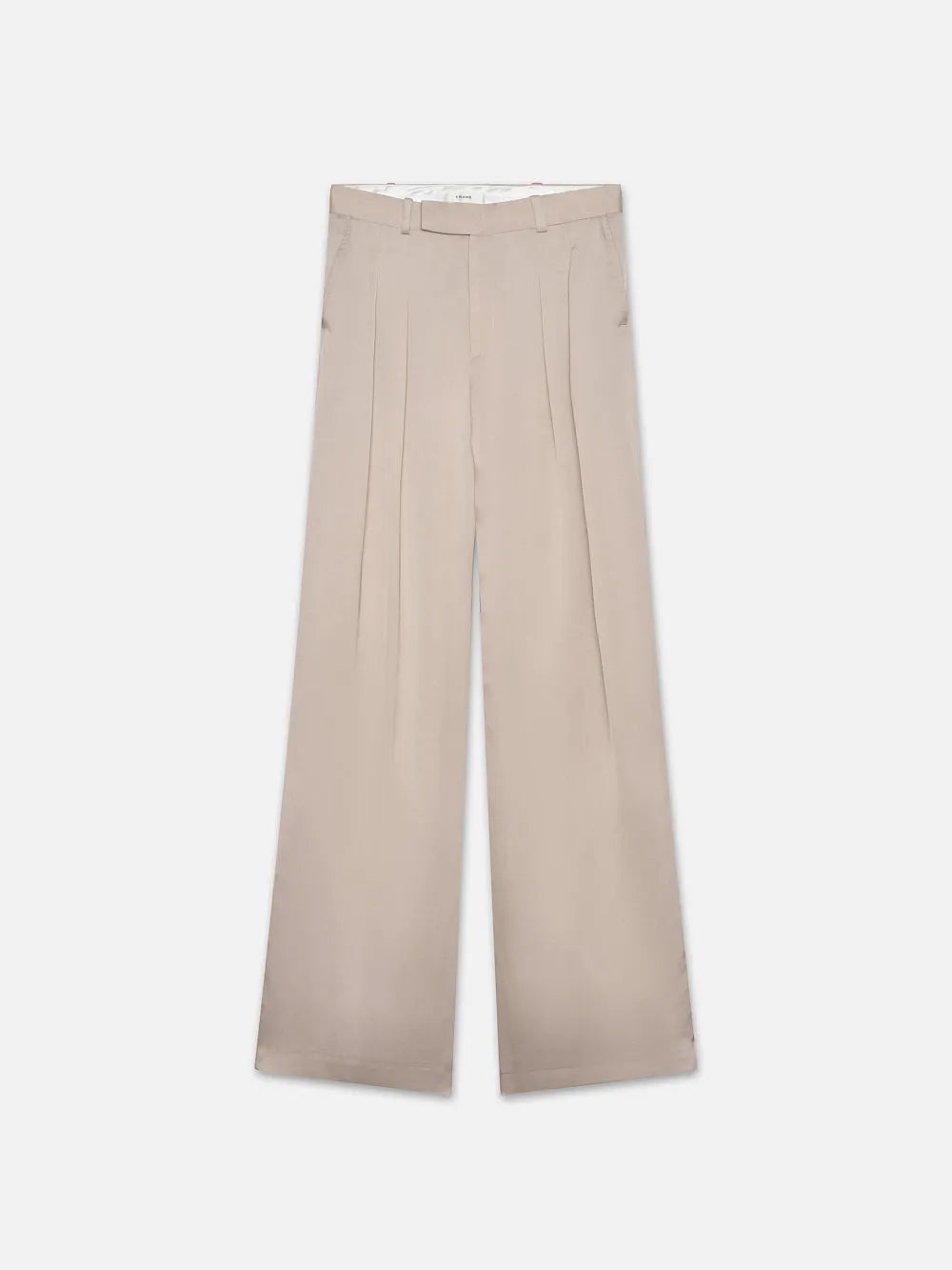 Frame Pleated Mid Rise Trouser