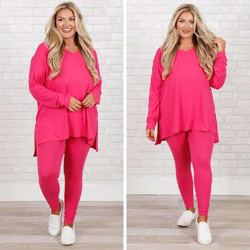 New Season Series Happiness Because Of You Set, Hot Pink