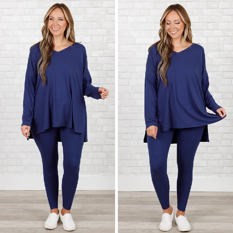 Elegant Design Happiness Because Of You Set, Light Navy