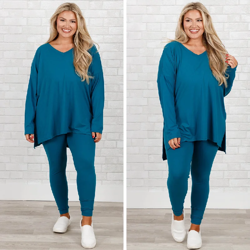 Creative Prints Happiness Because Of You Set, Teal