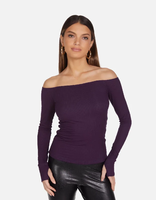 Street Fashion Lanny Deep Amethyst