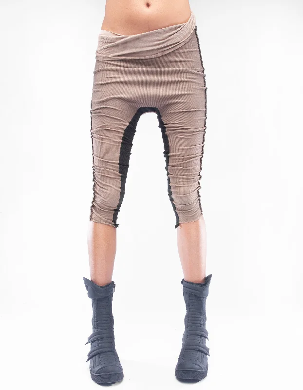 Tropical Style LEGGINGS RIB EARTH