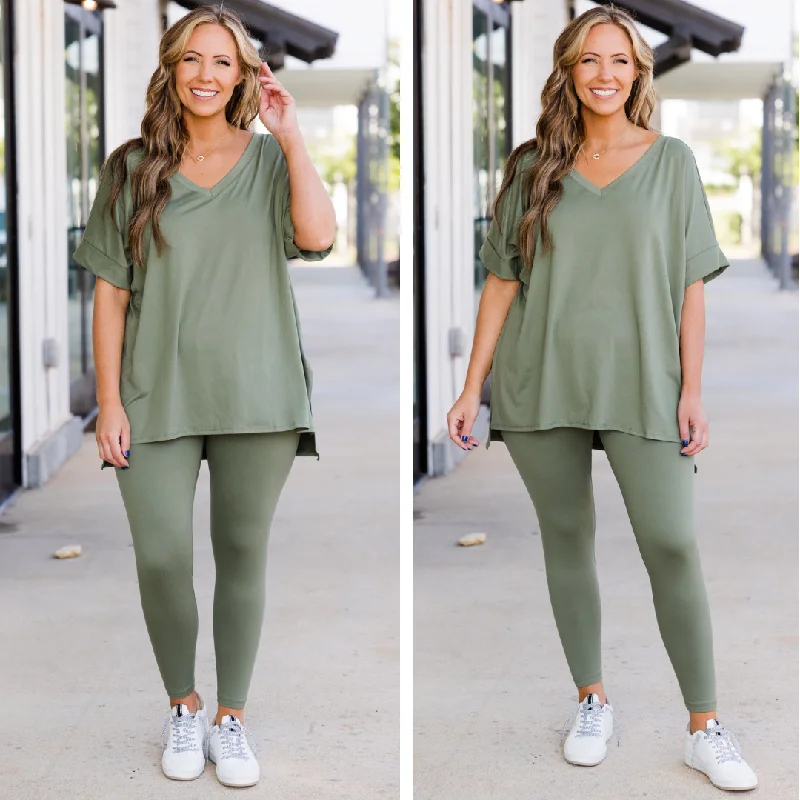 Urban Style Monochrome Moment Set, Light Olive