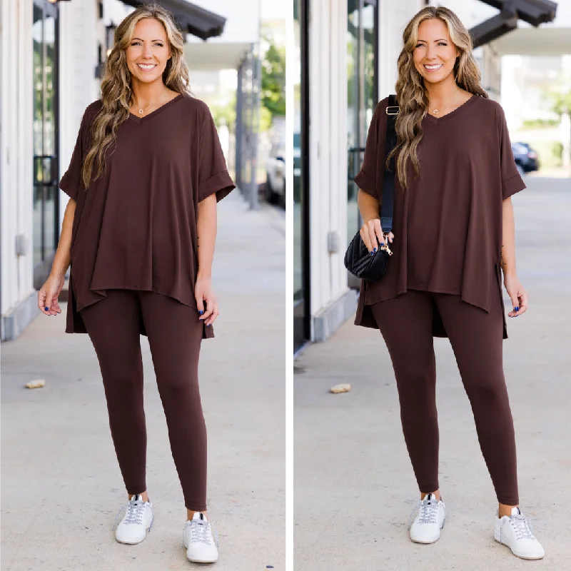 High Street Fashion Monochrome Moment Set, Mahogany