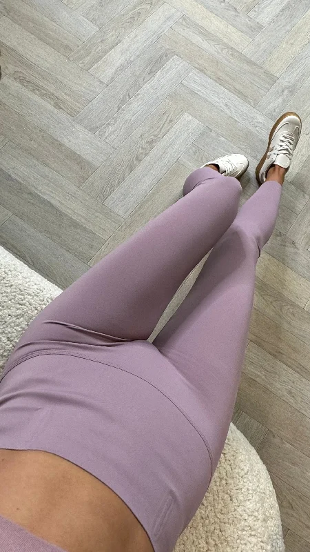 Personalized Design Nelle Mauve High Waisted Leggings