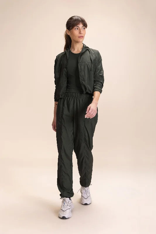 Retro Design Nylon Net Pants