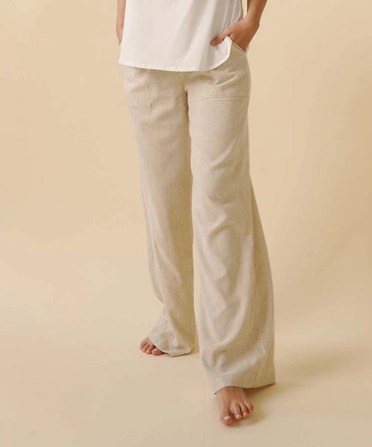 S.K. Bamboo Cotton Linen Pants