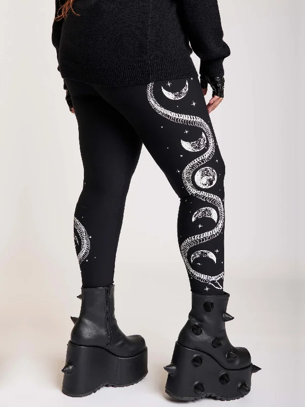 Skeleton Snake Leggings