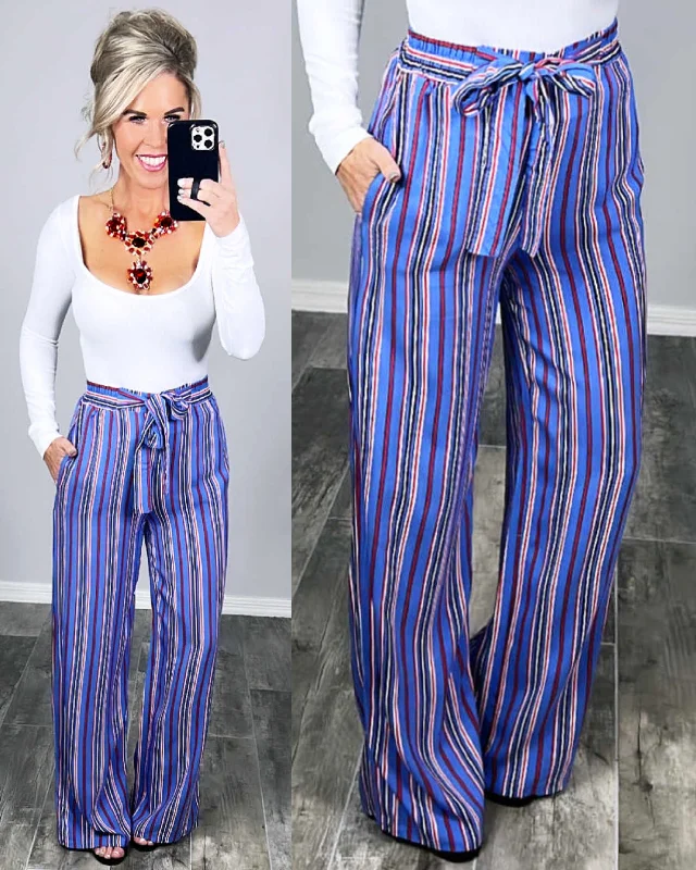 Bottom And Versatile Stating the Obvious Pants - Blue