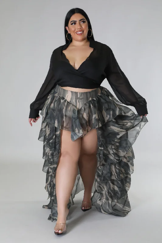 High-end Wear Total Illusion Skirt