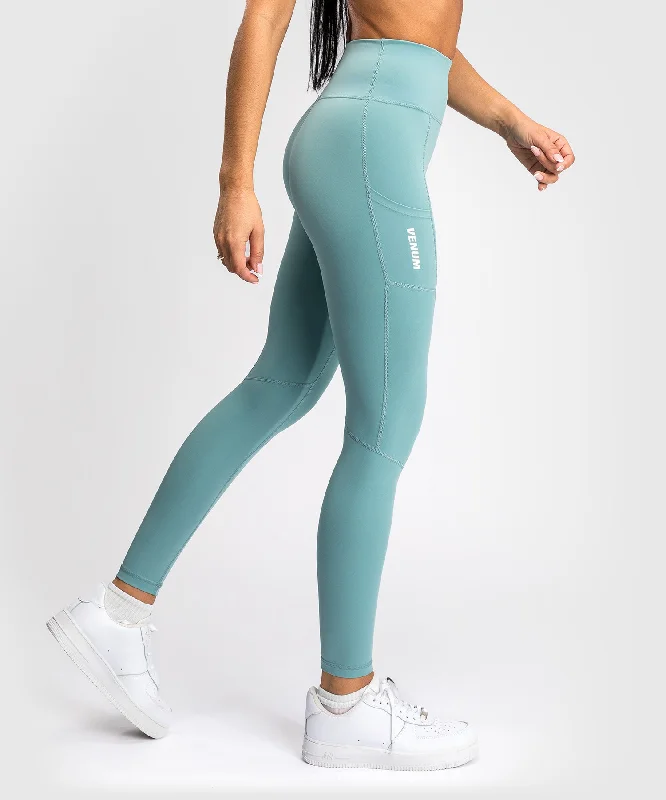 Spiritual Vitality Venum Essential Women's Performance Leggings - Aqua Green