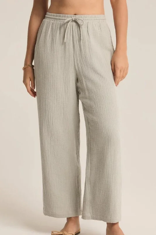 Z Supply: Bondi Gauze Pant in Pale Jade