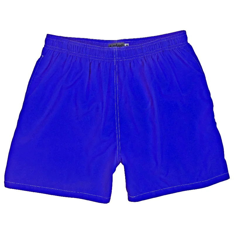 Street Vertical And Horizontal Design "A Solid Color" (Royal) Mens Swim Trunks (with mesh liner) - 17" Outseam / 4.5" Inseam Street Vertical And Horizontal Design "A Solid Color" (Royal) Mens Swim Trunks (with mesh liner) - 17" Outseam / 4.5" Inseam