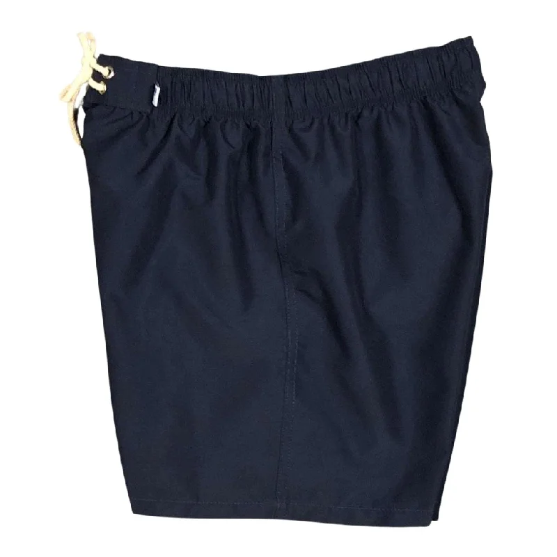 Street Graffiti Design " A Solid Color" Womens Elastic Waist Board (Swim) Shorts. REGULAR Rise + 5" Inseam (Navy) Street Graffiti Design " A Solid Color" Womens Elastic Waist Board (Swim) Shorts. REGULAR Rise + 5" Inseam (Navy)