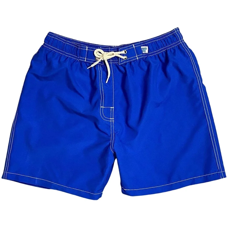 Relaxed Fashion "A Solid Color" Womens Elastic Waist Board (Swim) Shorts. REGULAR Rise + 5" Inseam (Royal) Relaxed Fashion "A Solid Color" Womens Elastic Waist Board (Swim) Shorts. REGULAR Rise + 5" Inseam (Royal)