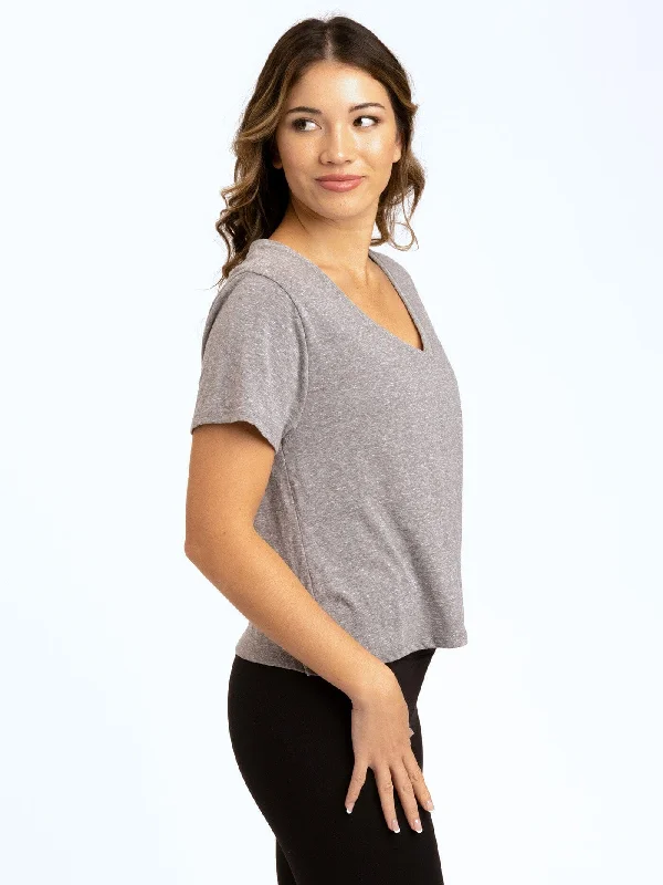 High-end Customization Ada Triblend V-Neck Tee