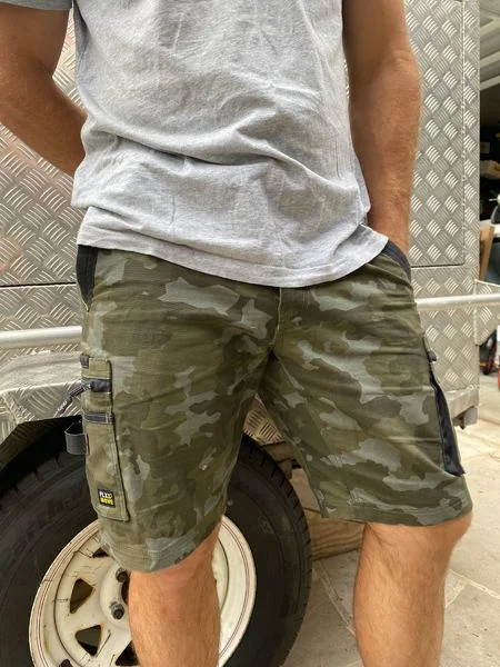 Simple Matching Bisley Flx & Move™ Stretch Canvas Camo Cargo Short - Limited Edition (BSHC1337)