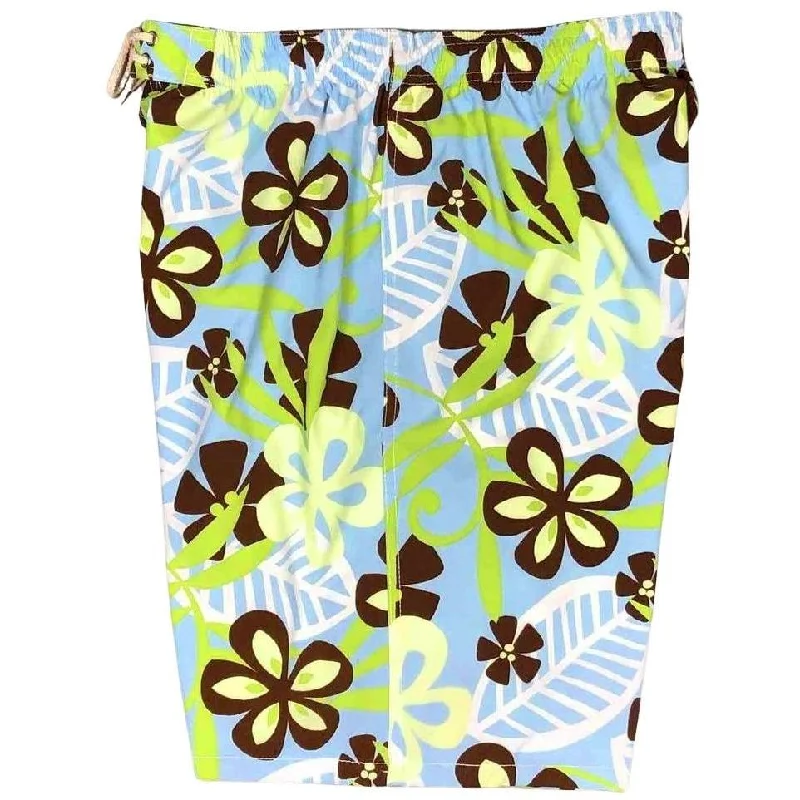 Stand-up collar design Elastic Waist Board Shorts "License to Chill" (Blue) Print Mens CUSTOM Stand-up collar design Elastic Waist Board Shorts "License to Chill" (Blue) Print Mens CUSTOM
