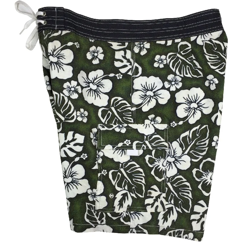 High-quality Styles "Empirical Age" Mens Board Shorts w/ Dual Cargo Pockets. 17.5" Outseam / 5" Inseam (Olive) High-quality Styles "Empirical Age" Mens Board Shorts w/ Dual Cargo Pockets. 17.5" Outseam / 5" Inseam (Olive)