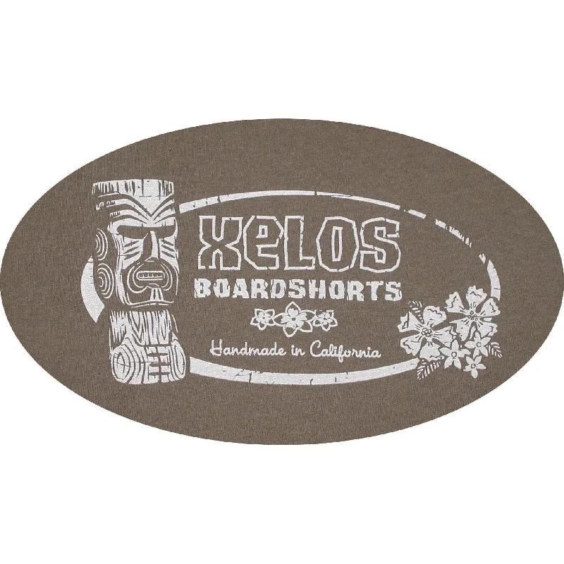 Fashionable and versatile Mens "Tiki" Short Sleeve 100% Cotton Tee (Prairie Dust)