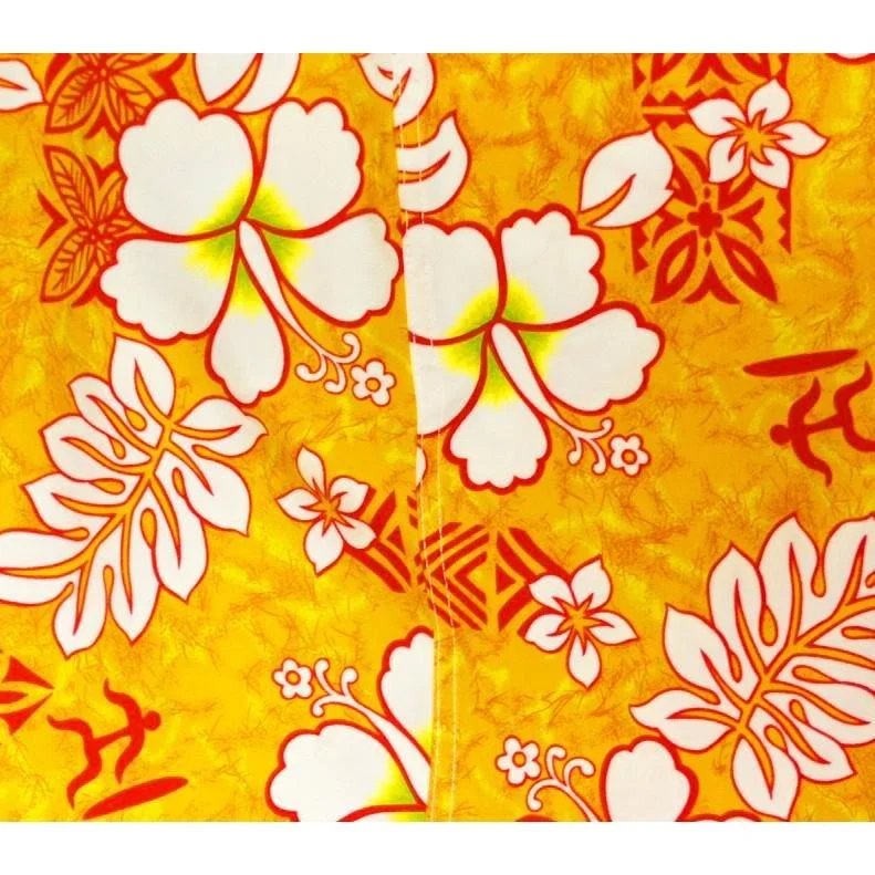 Printing decoration **Fixed (Non Elastic) Waist Board Shorts "Tribal Council" (Orange) Print Mens CUSTOM Printing decoration **Fixed (Non Elastic) Waist Board Shorts "Tribal Council" (Orange) Print Mens CUSTOM