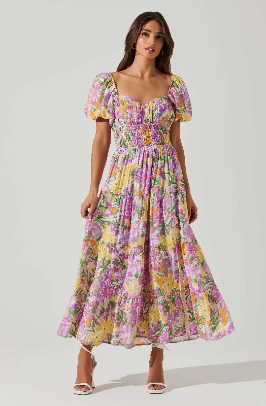 Sports And Leisure Florentina Sweetheart Neckline Midi Dress
