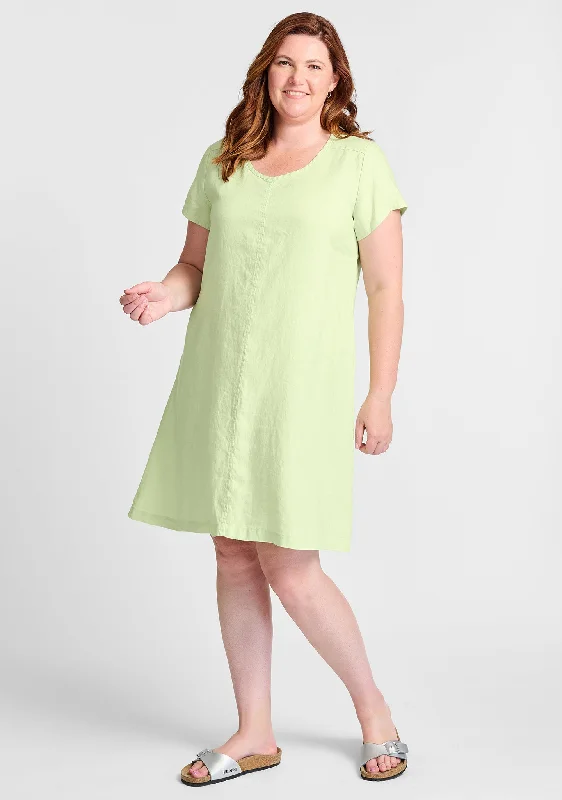 Fresh And Fashionable Garden Party Dress - Linen Shift Dress - FINAL SALE