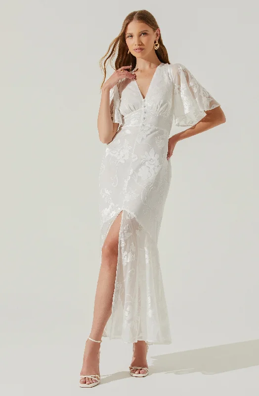 European Plan Jasmine Floral Midi Dress