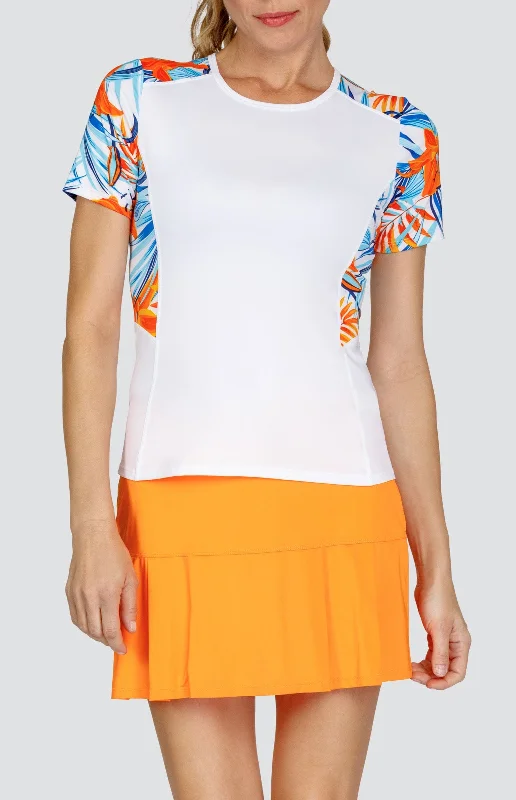 Embroidered Letters Jolisa Top - Mango Lilies - FINAL SALE