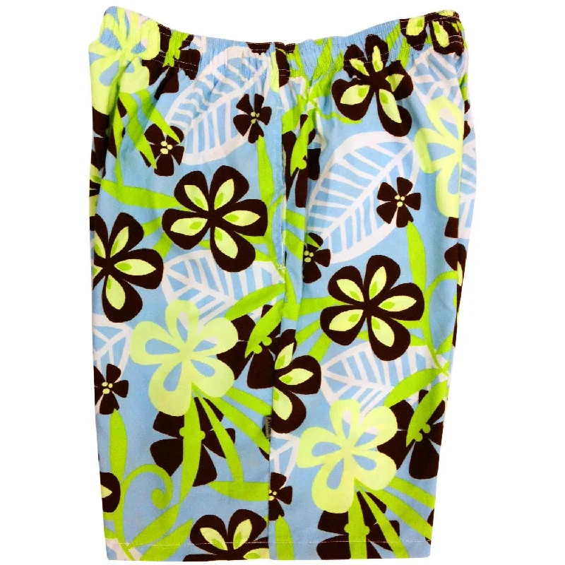Design Perception "License to Chill" Mens Swim Trunks (with mesh liner) - 22" Outseam / 9.5" Inseam
