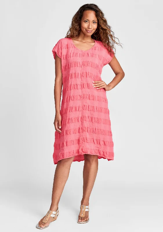 Floral Prints Lofty Dress - Linen Dress - FINAL SALE