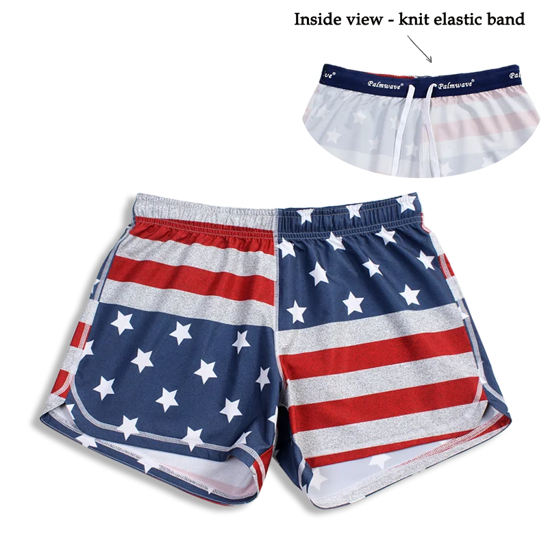 Diamond Series N91-CW9146 (Time honored flag),  Ladies 4-way stretch comfort waist shorts