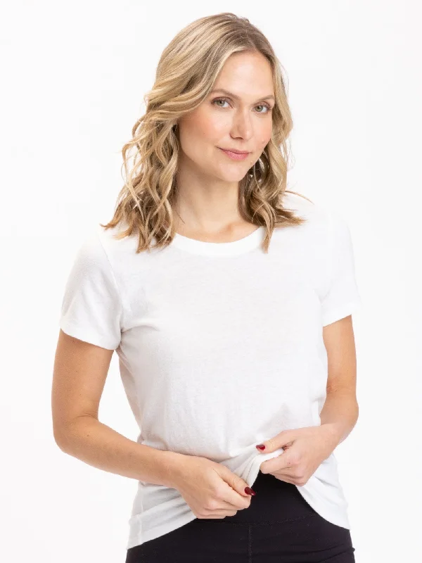Embroidery Design Odette Triblend Crew Tee