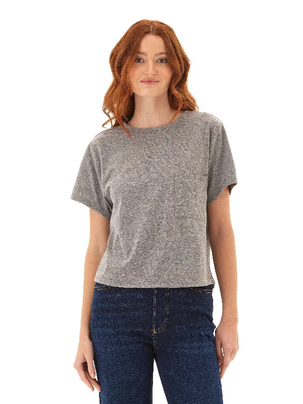Fashionable And Fashionable Shelbie Triblend Jersey Pocket Tee