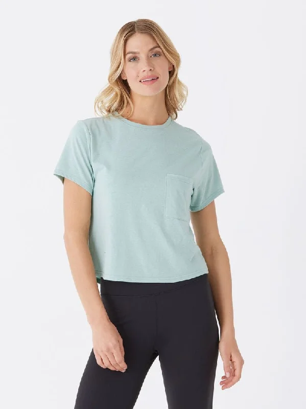 Modern Tailoring Shelbie Triblend Jersey Pocket Tee