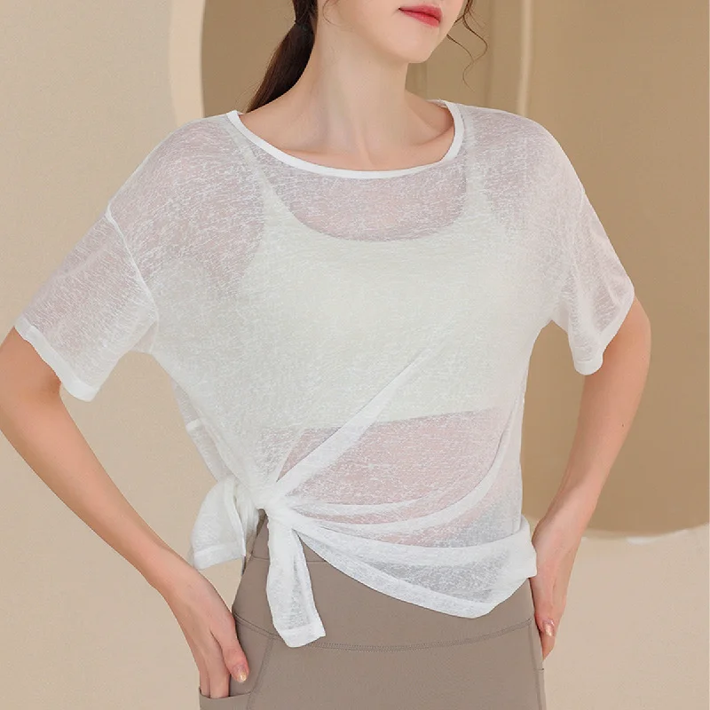 Advanced Customization Short Sleeve Yoga Pullover