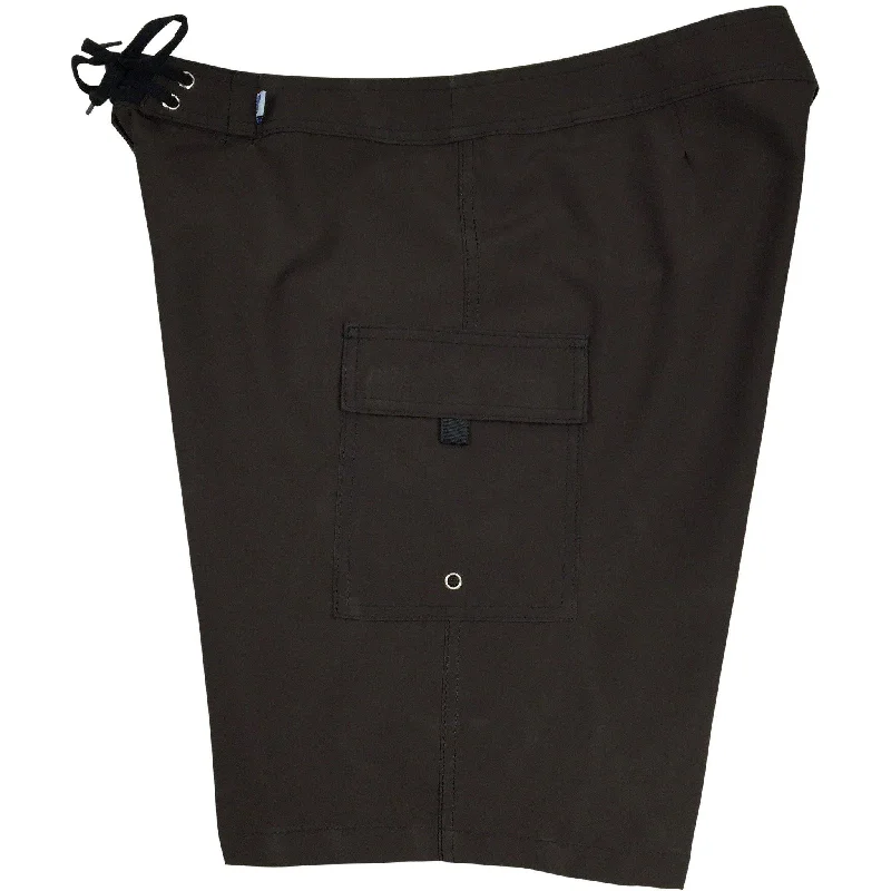 Fresh And Simple "A Solid Color" Women's Board Shorts - Regular Rise / 10.5" Inseam (Chocolate Brown) Fresh And Simple "A Solid Color" Women's Board Shorts - Regular Rise / 10.5" Inseam (Chocolate Brown)