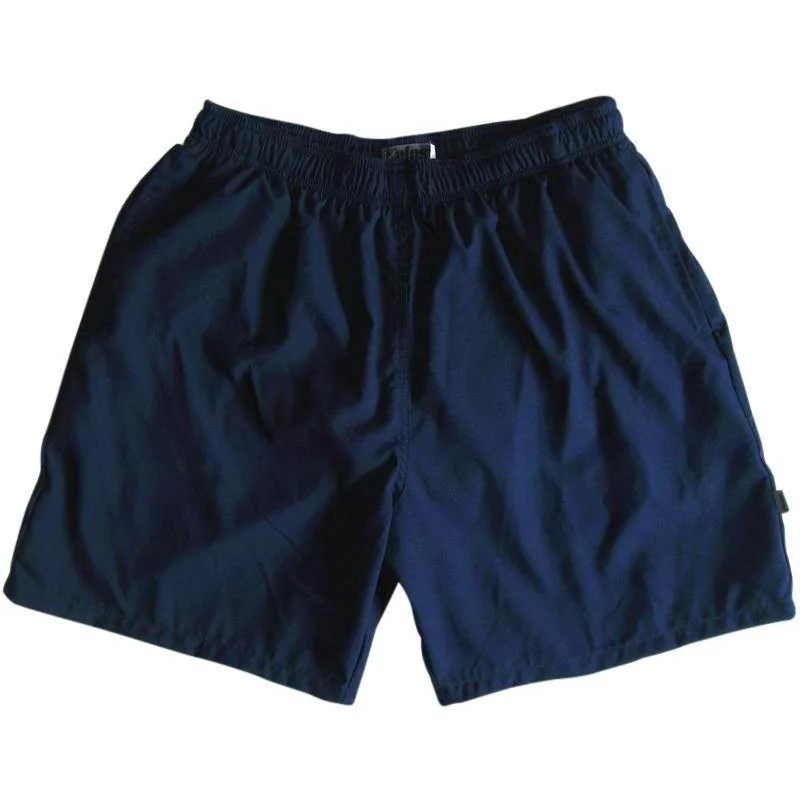 Noble Temperament "A Solid Color" Men's Swim Trunk (with mesh liner). 6.5" Inseam / 19" Outseam (Navy) Noble Temperament "A Solid Color" Men's Swim Trunk (with mesh liner). 6.5" Inseam / 19" Outseam (Navy)
