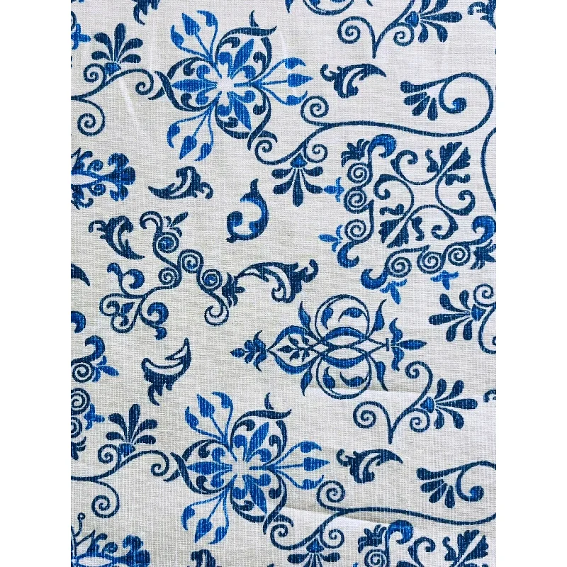 Creative Prints "Stage Coast" (White) 100% COTTON Mens Elastic Waist Board Shorts - 19.5" Outseam / 7" Inseam Creative Prints "Stage Coast" (White) 100% COTTON Mens Elastic Waist Board Shorts - 19.5" Outseam / 7" Inseam