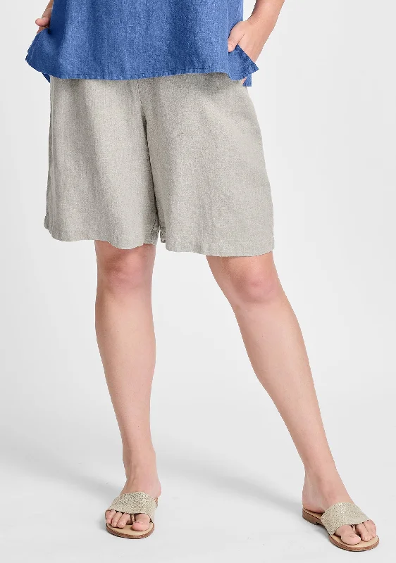 Short Design Sun Shorts - Linen Shorts - FINAL SALE