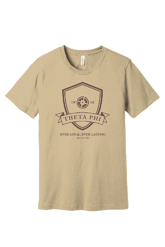 Feminine Charm Theta Phi Shield Tee