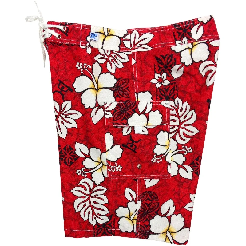 Street Style Suit "Tribal Council" Girls Board (Swim) Shorts - 8.5" Inseam (Red or Sand) *SALE* Street Style Suit "Tribal Council" Girls Board (Swim) Shorts - 8.5" Inseam (Red or Sand) *SALE*