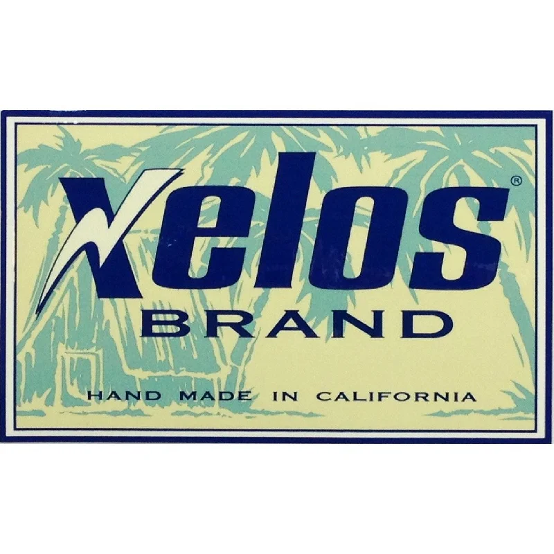 Nightclub Style XELOS Brand "Handmade in California" Sticker