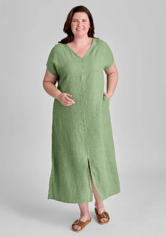 Practical Style Yara Dress - Linen Maxi Dress - FINAL SALE